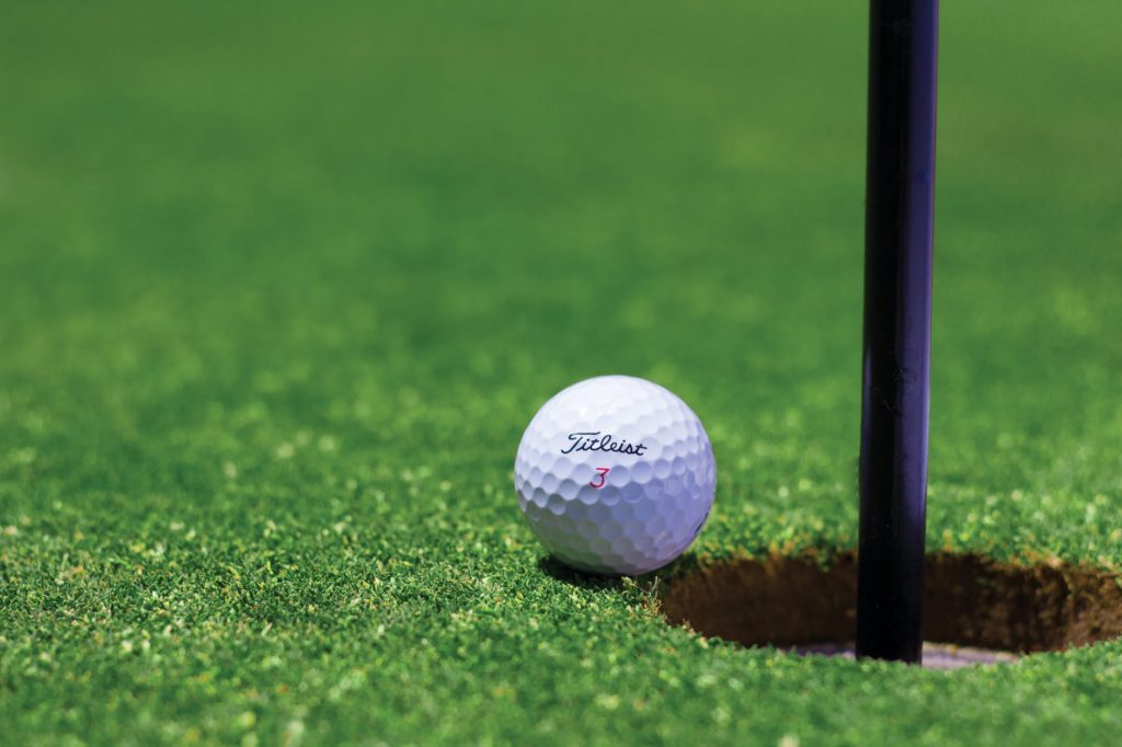 grass green golf golf ball